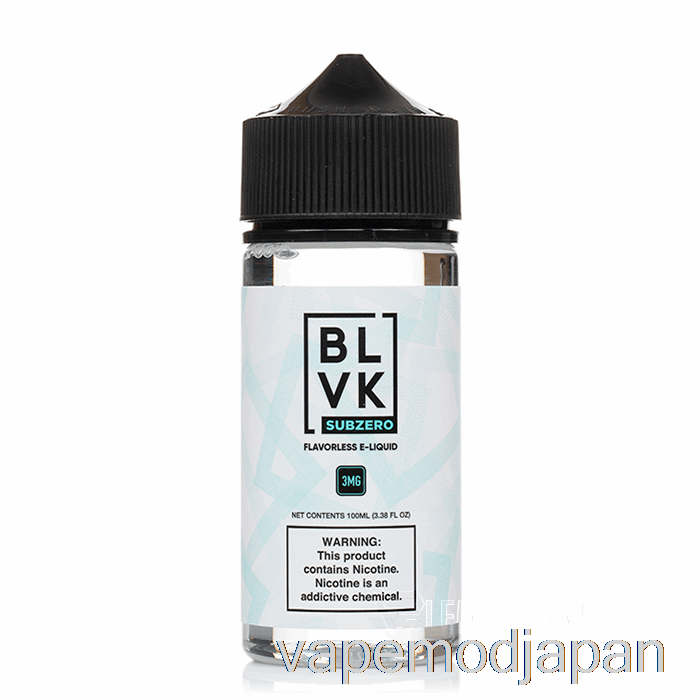 VAPE MOD サブゼロ - Blvk - 100ml 6mg